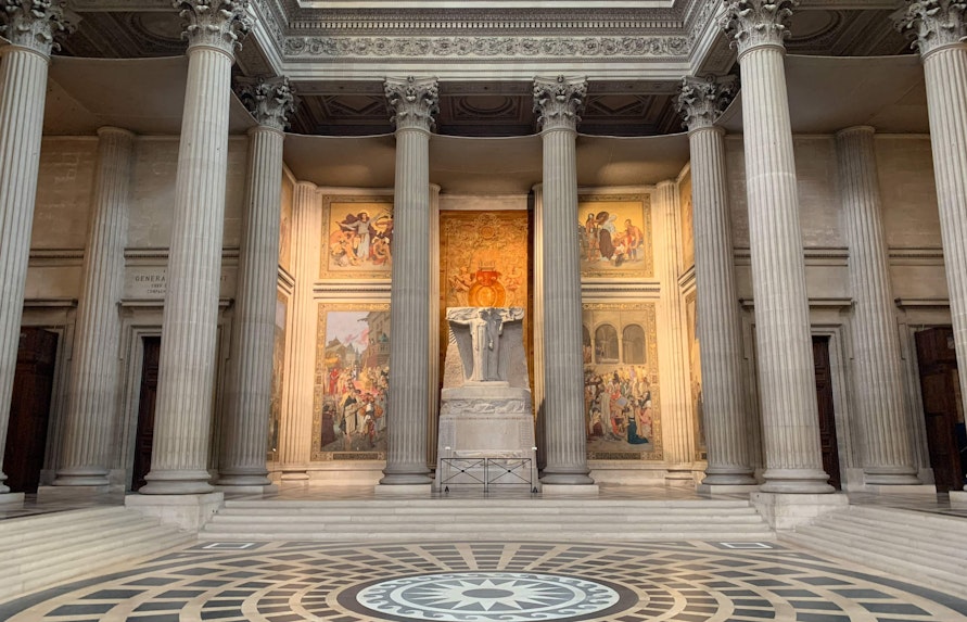 Costruzione del Pantheon di Parigi