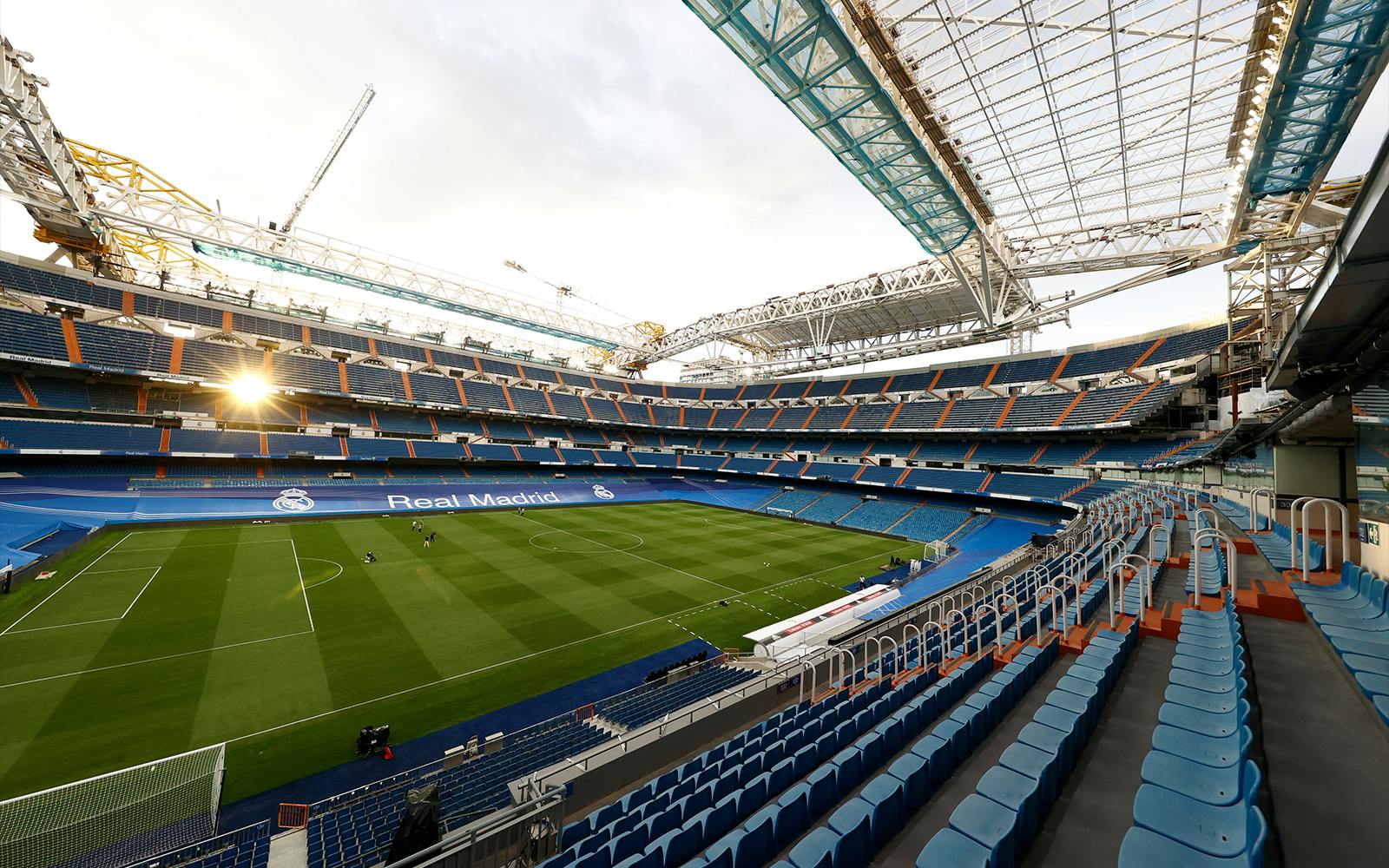 Inside Santiago Bernabeu Stadium 