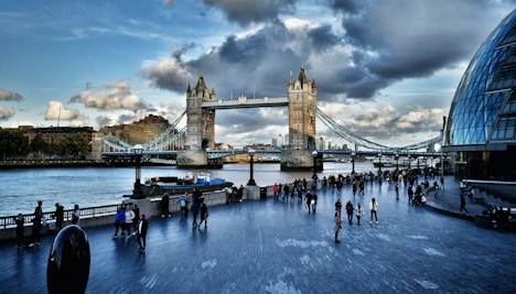 londres en noviembre Tower Bridge de Londres