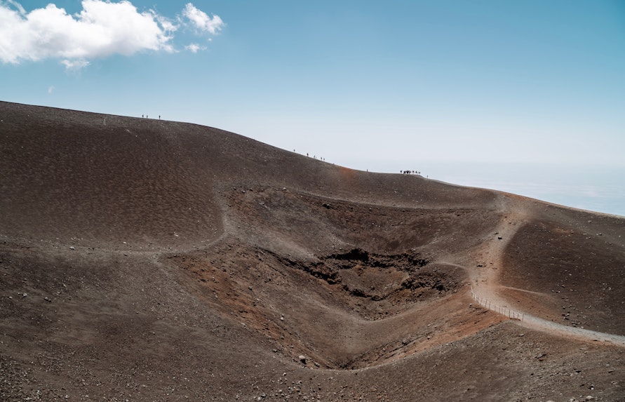 mount etna craters