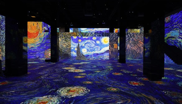 Inifnity des Lumieres Van Gogh Exhibit