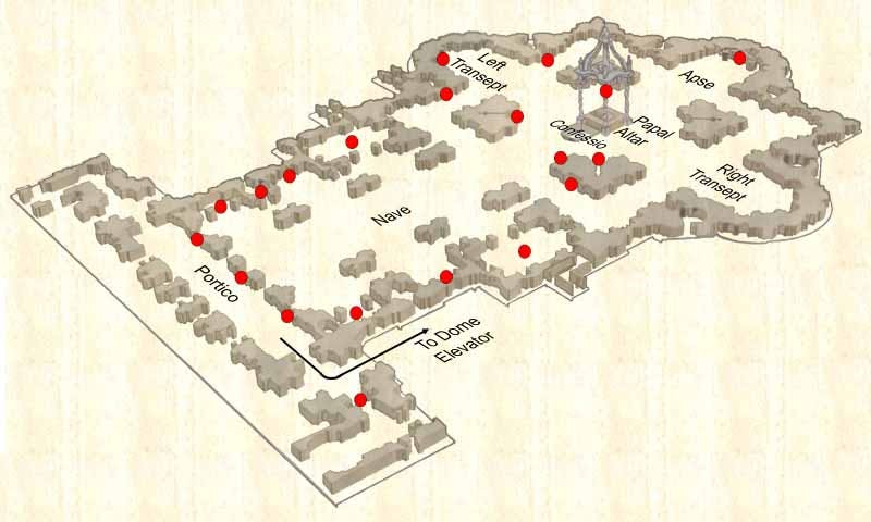 St. Peter's Basilica Floor Plan