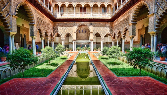 Arquitetura Alcázar Sevilha