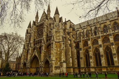 london in november Westminster Abbey