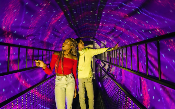 Vortex-Tunnel im Illuseum Berlin