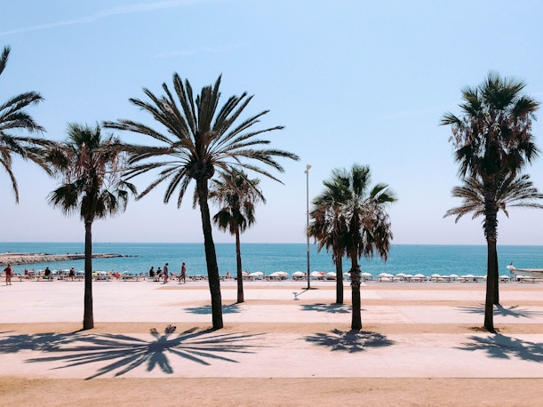 barcelona in march - beach