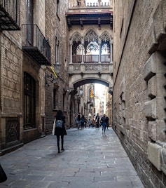 barcelona in april - gothic quarter