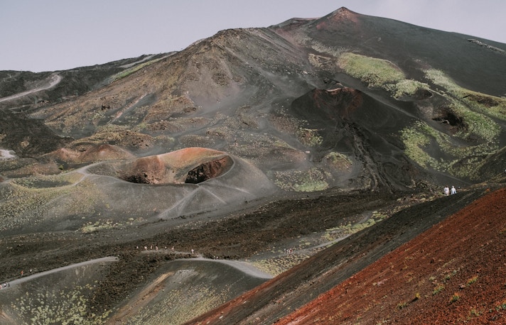 mount etna craters