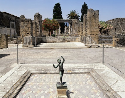 O que fazer em Pompeia - Casa do Fauno