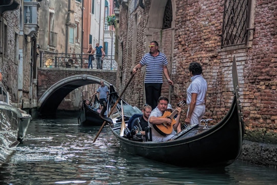 Gôndolas em Veneza