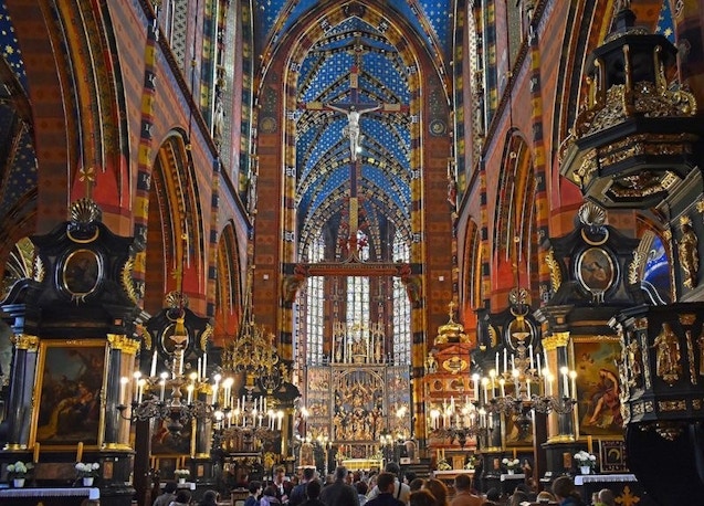 basilique Sainte Marie de Cracovie