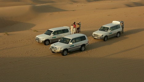recorrido en un 4x4 en dubai