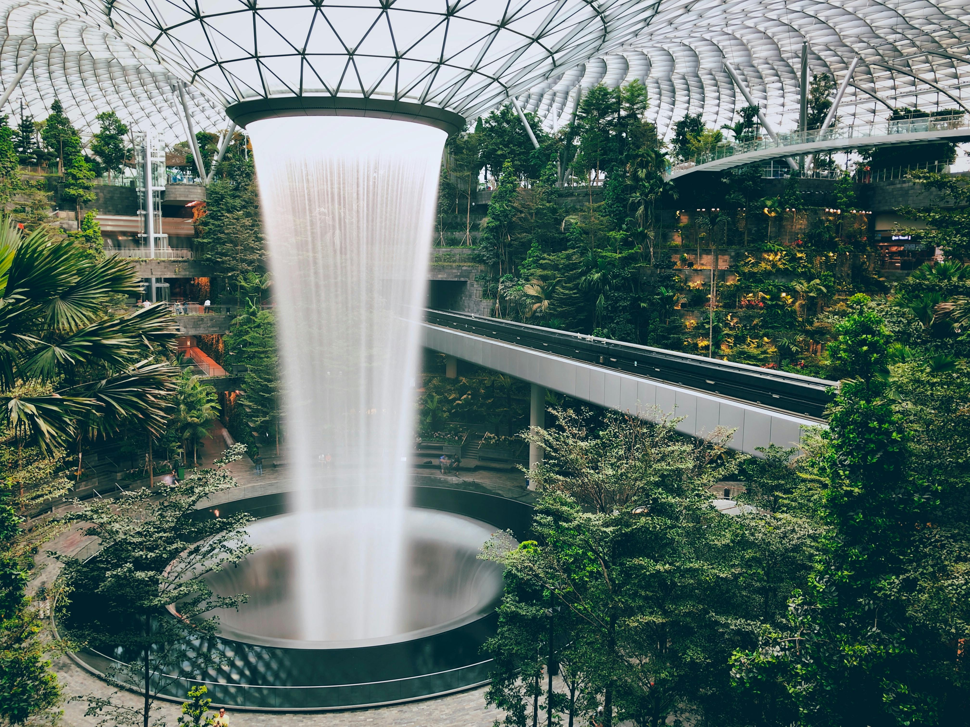 Jewel Changi Rain Vortex 