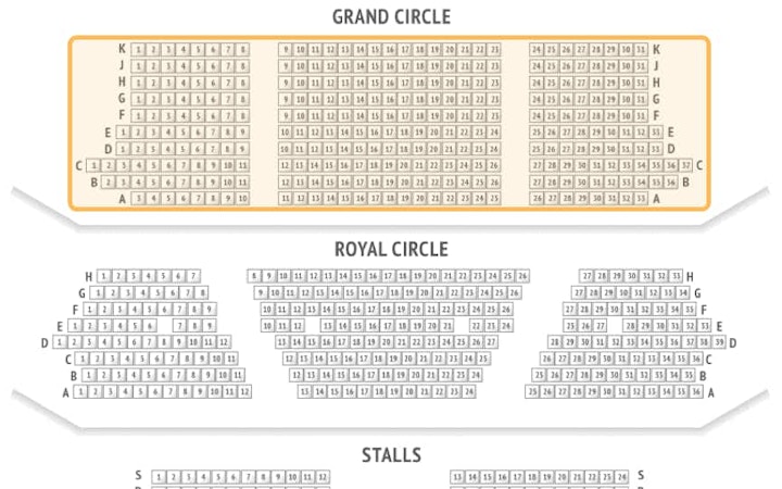 grand circle in london theatre