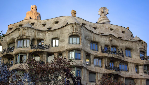 Barcelona in February - casa mila