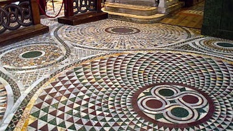 Mosaici e intarsi in marmo
