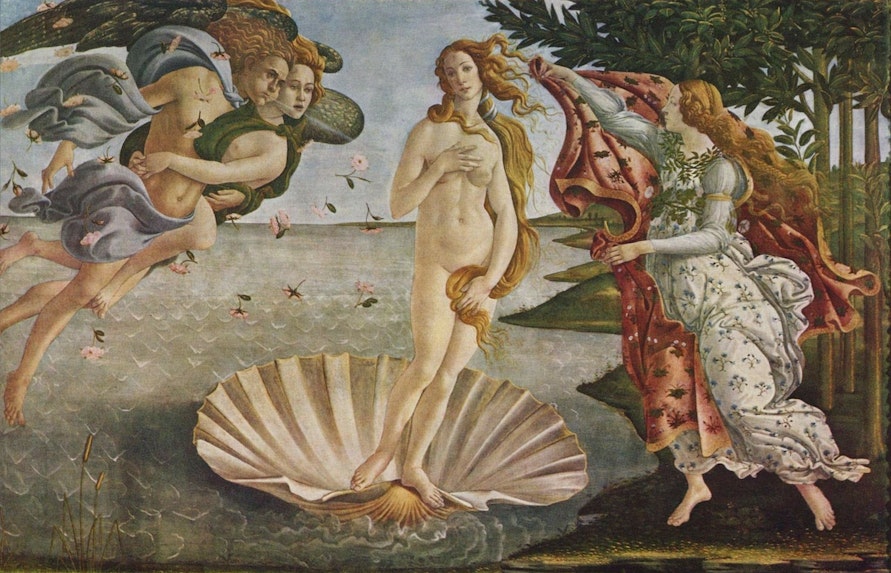 Die Geburt der Venus Uffizien