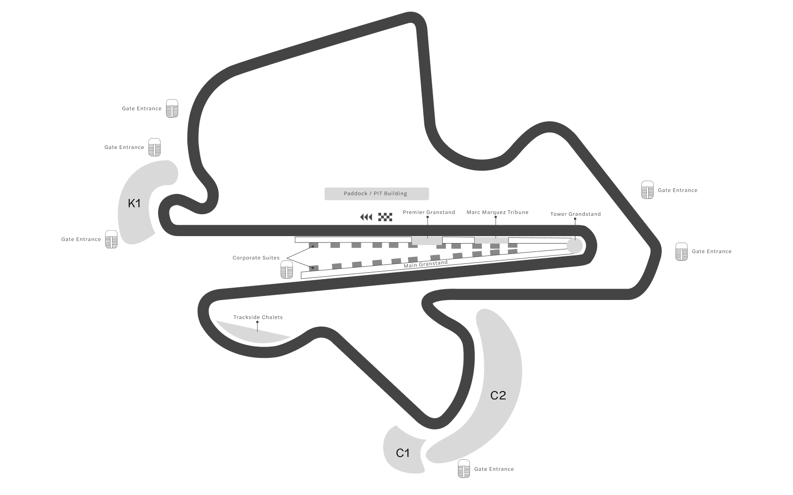 Moto GP Malaysia Seating Plan