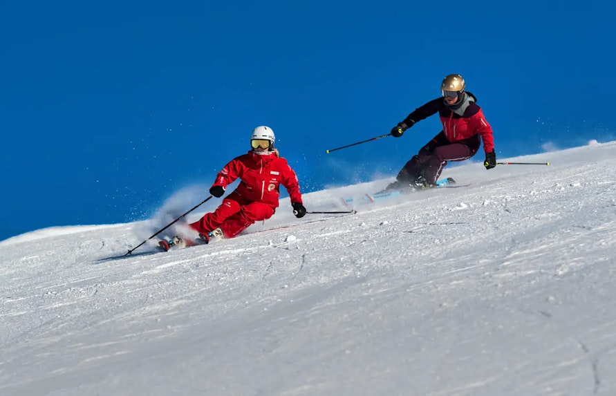 skiing at gornergrat