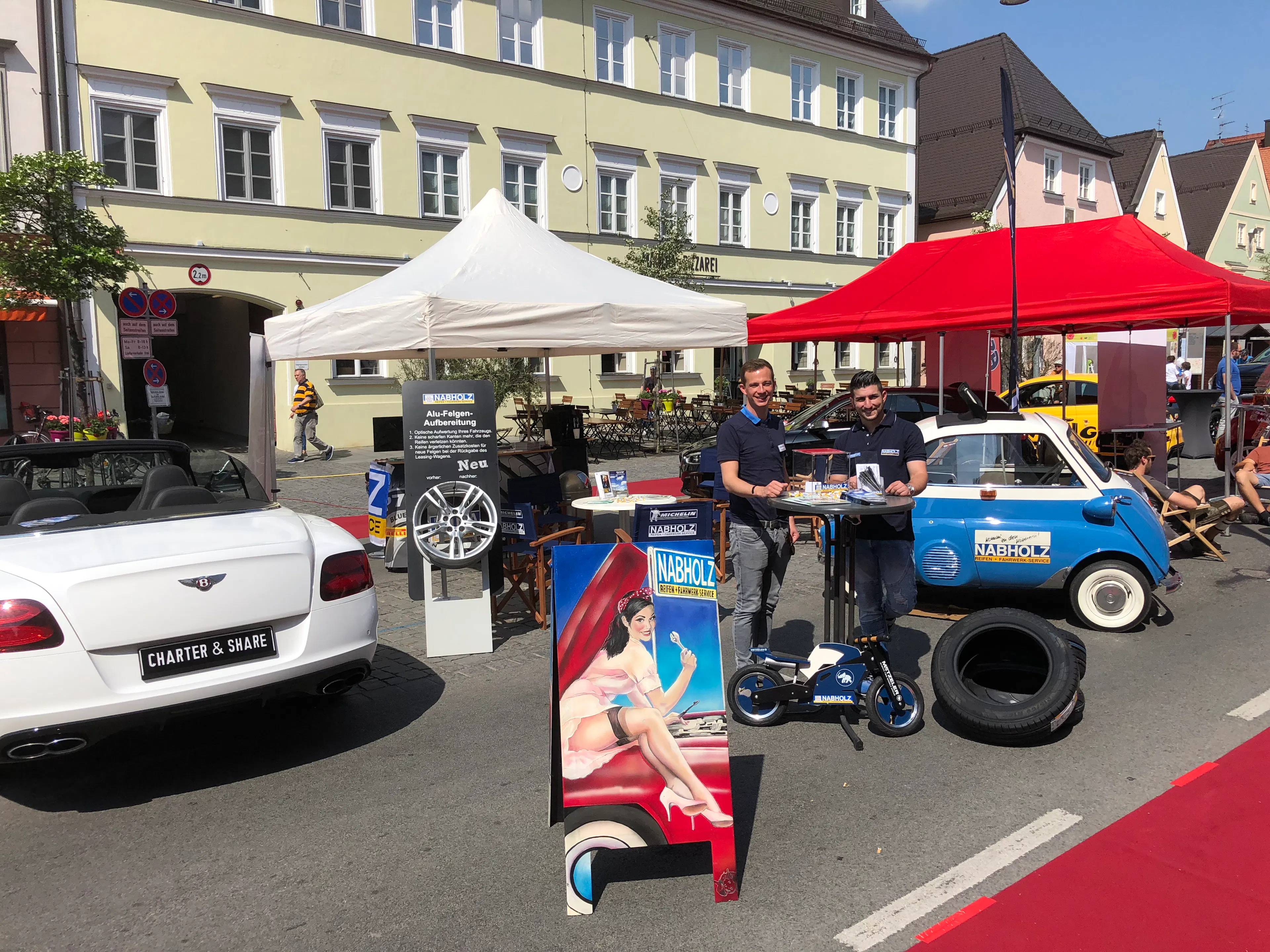 NABHOLZ zeigt Flagge