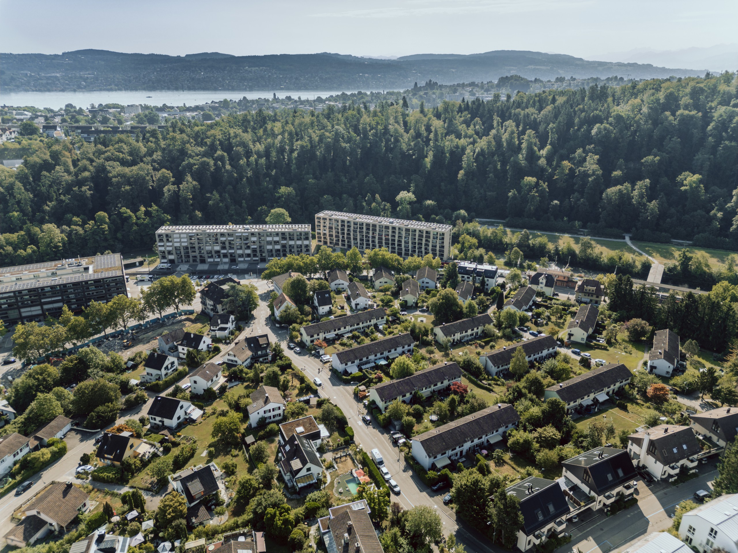 Naef & Partner - Referenz - Zürich-Leimbach Bruderwies - Luftbild 04