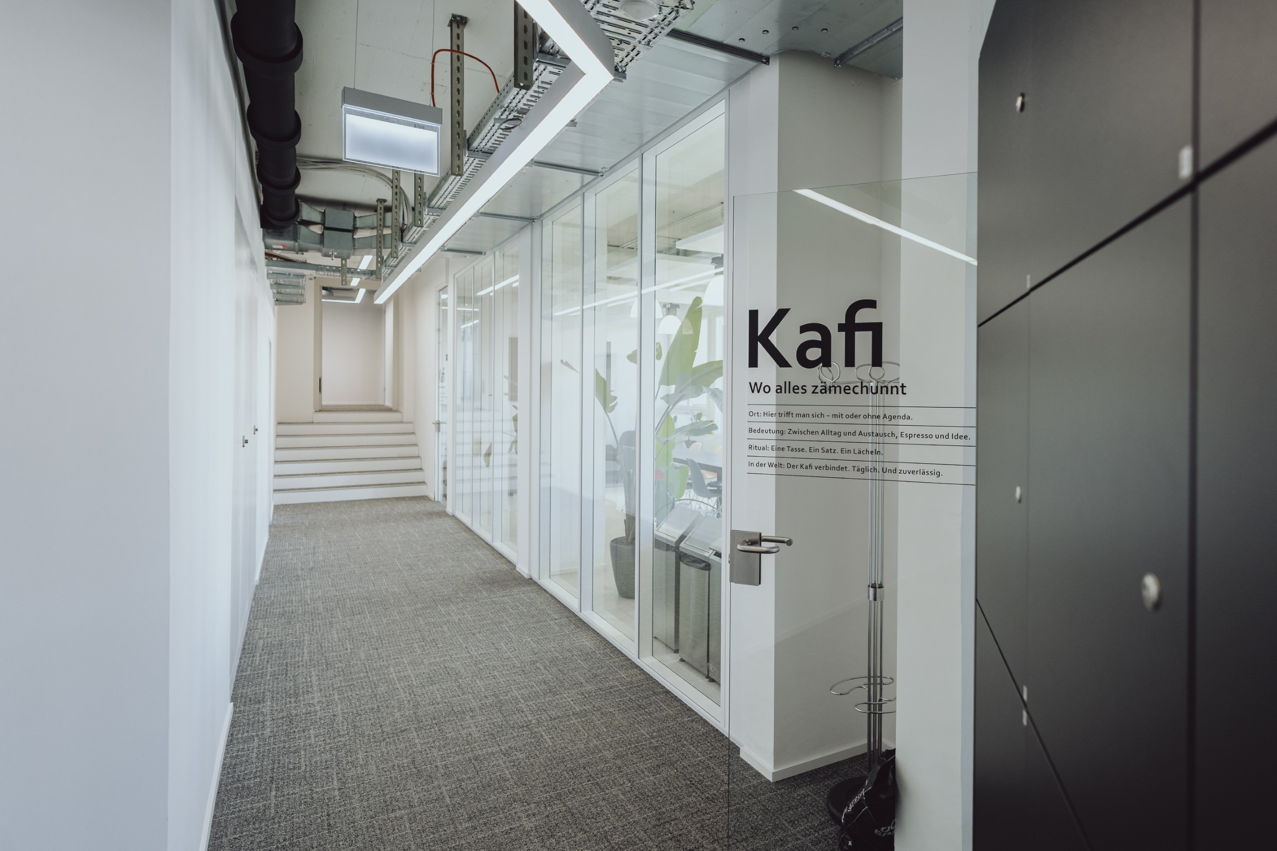 Naef & Partner Büro Bleicherweg 10 Zürich - Korridor