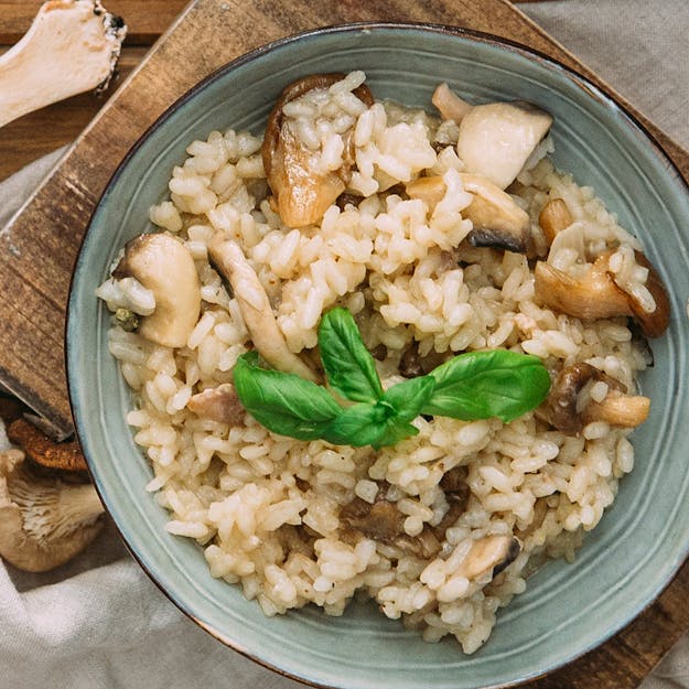 Risotto alla Crema di funghi porcini – Ricetta originale