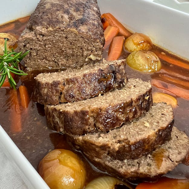 Hackbraten Rezept aus dem Ofen
