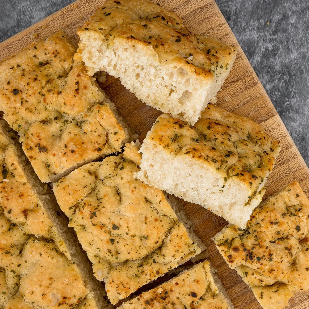 Focaccia all’Aglio – italienisches Fladenbrot Rezept