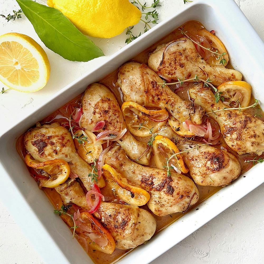 Poulet au citron – une recette estivale rafraîchissante