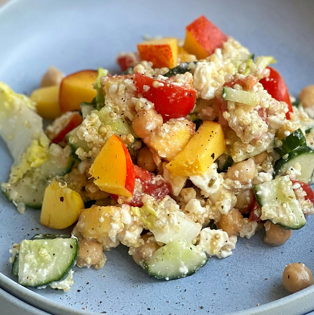 Ricetta di insalata estiva con feta - contorno perfetto per grigliate