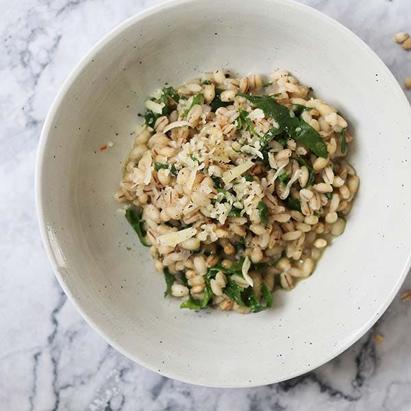 Orzotto con spinaci freschi - una ricetta dal successo garantito