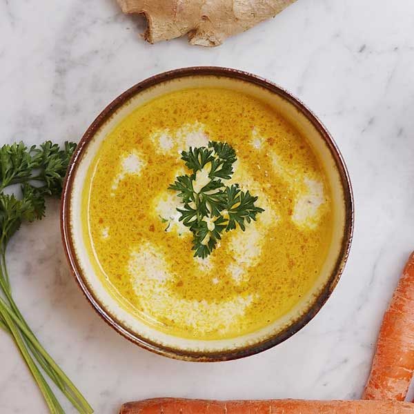 Soupe carotte-gingembre - une recette simple contre le froid