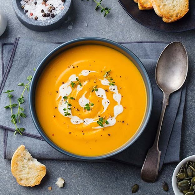 Kürbis-Kokos-Curry-Suppe Rezept