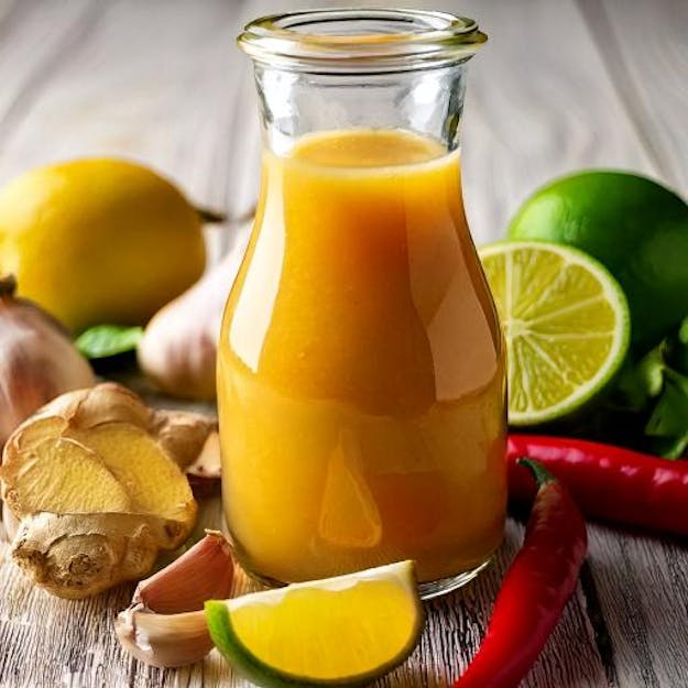 Chili-Knoblauch-Ingwer-Dressing