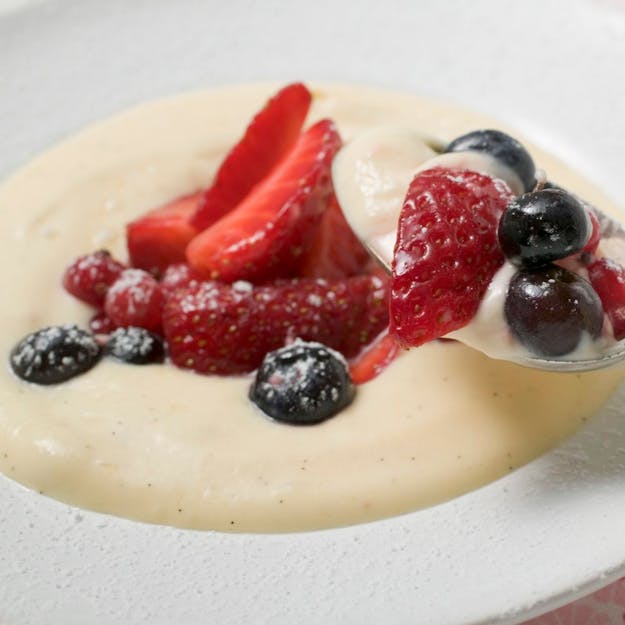 Cremige Vanille Crème