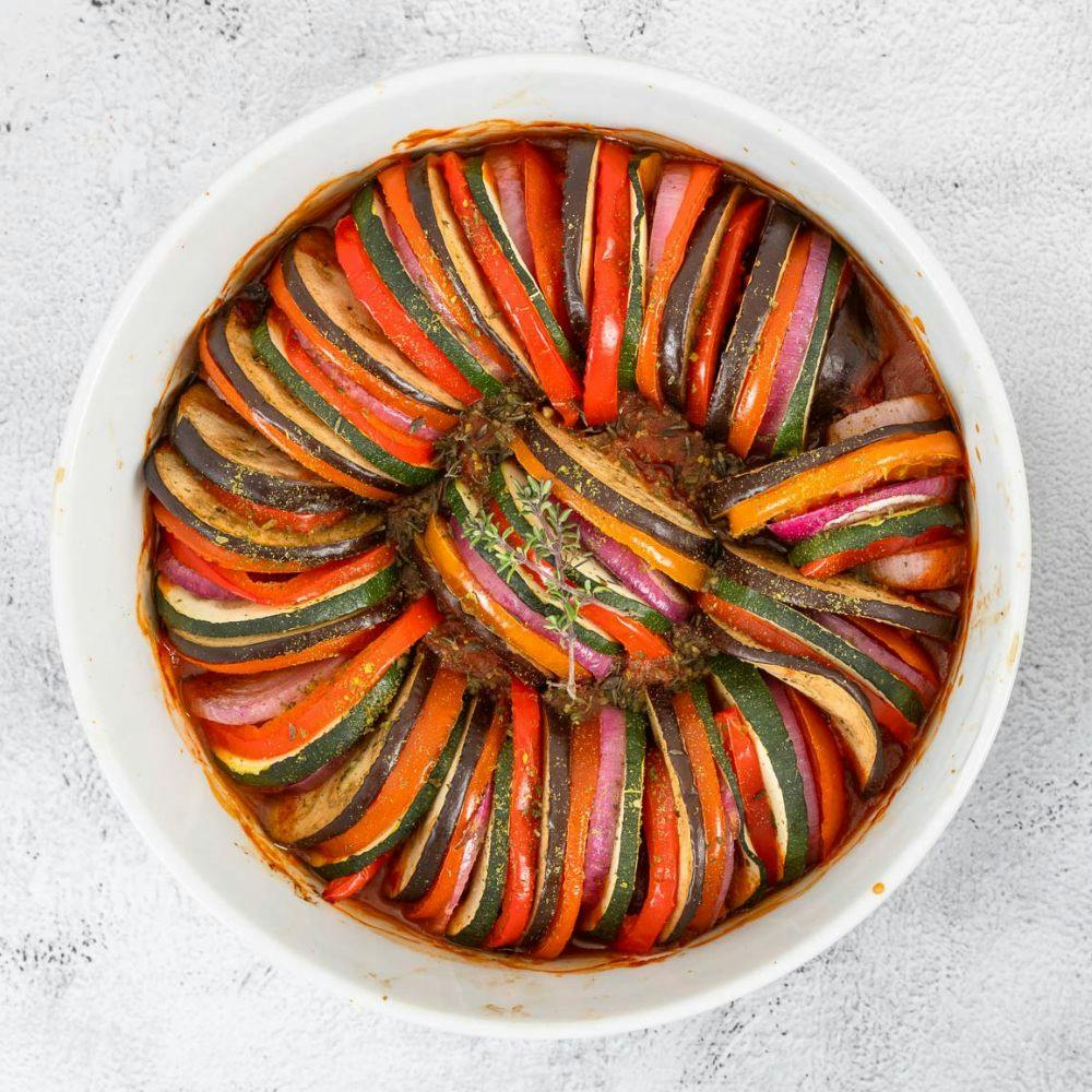 Ratatouille aus dem Ofen
