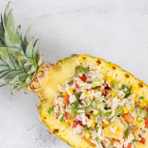 Salade de riz tropicale