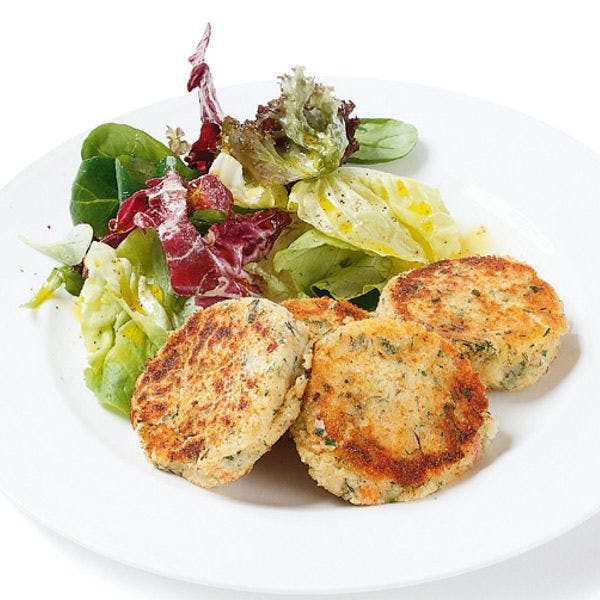 Galettes de pommes de terre aux fines herbes et au séré