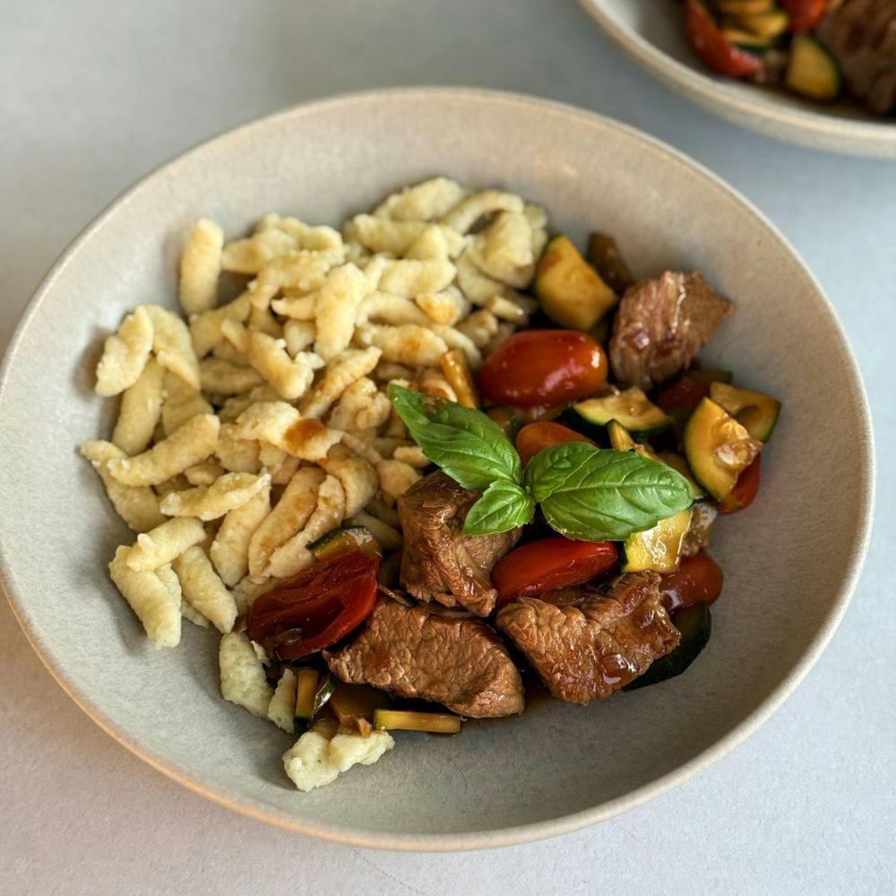 Ragoût de veau aux spätzli
