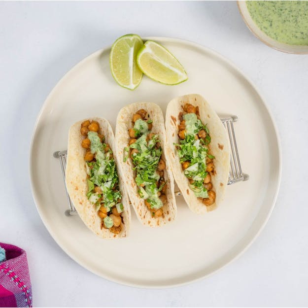 Kichererbsen Tacos