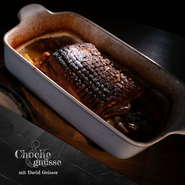 Knuspriger Schweinebauch