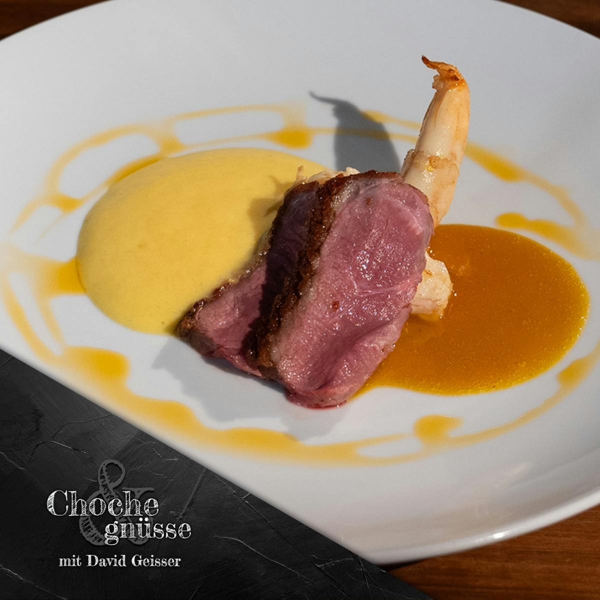 Surf’n’Turf au magret de canard et crevettes