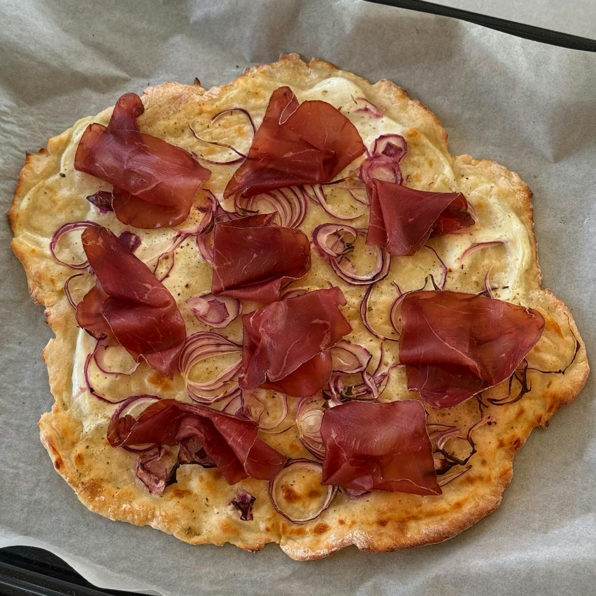 High Protein Flammkuchen