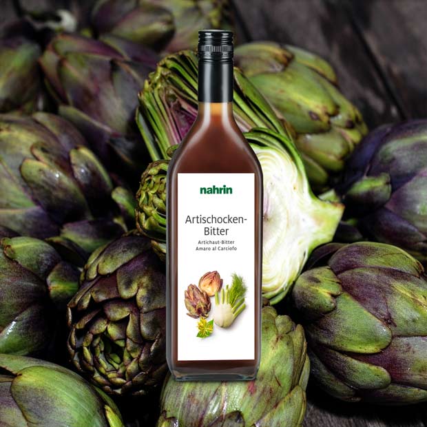 Artischocken-Bitter Apero Flasche 