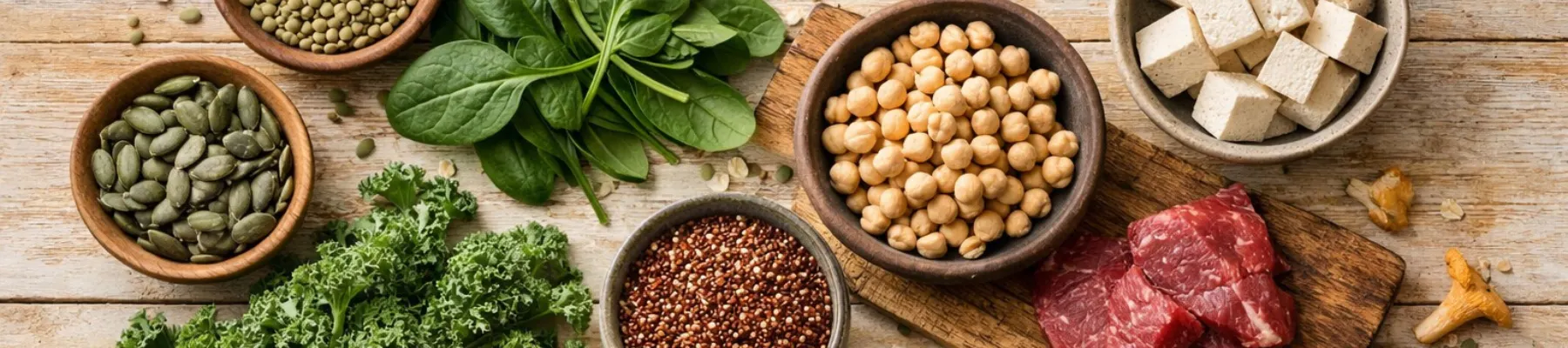 Eisenhaltige Nahrungsmittel