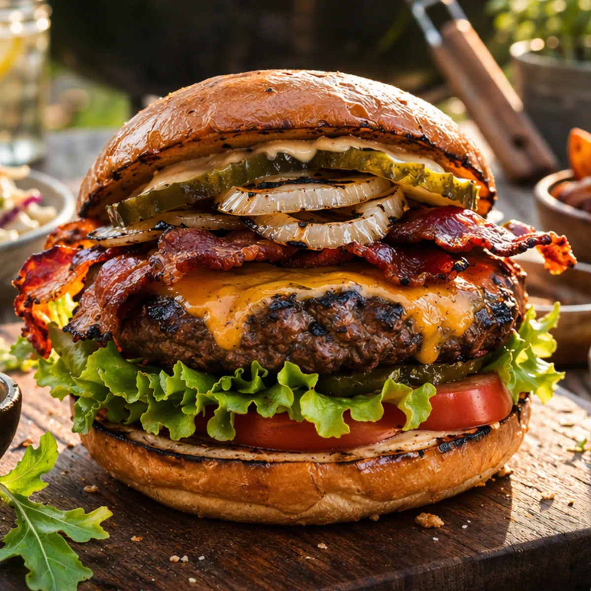 Cheeseburger grigliato