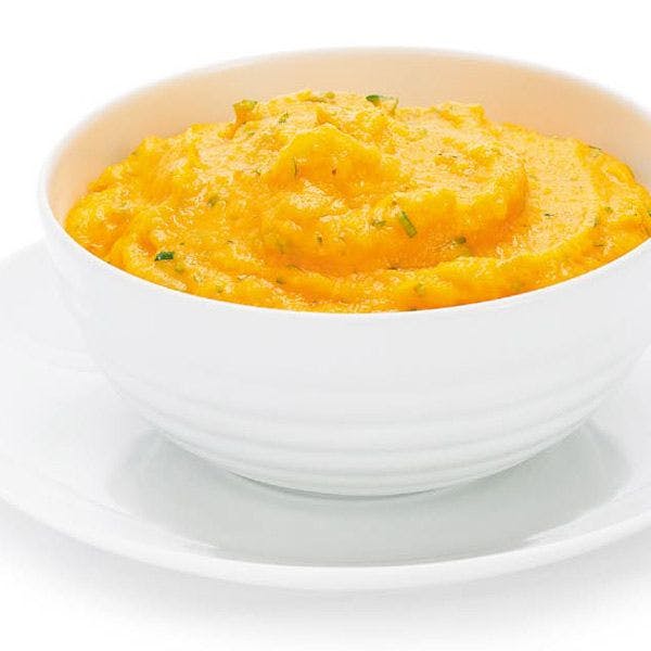 Délicieuse purée de carottes au poivre vert