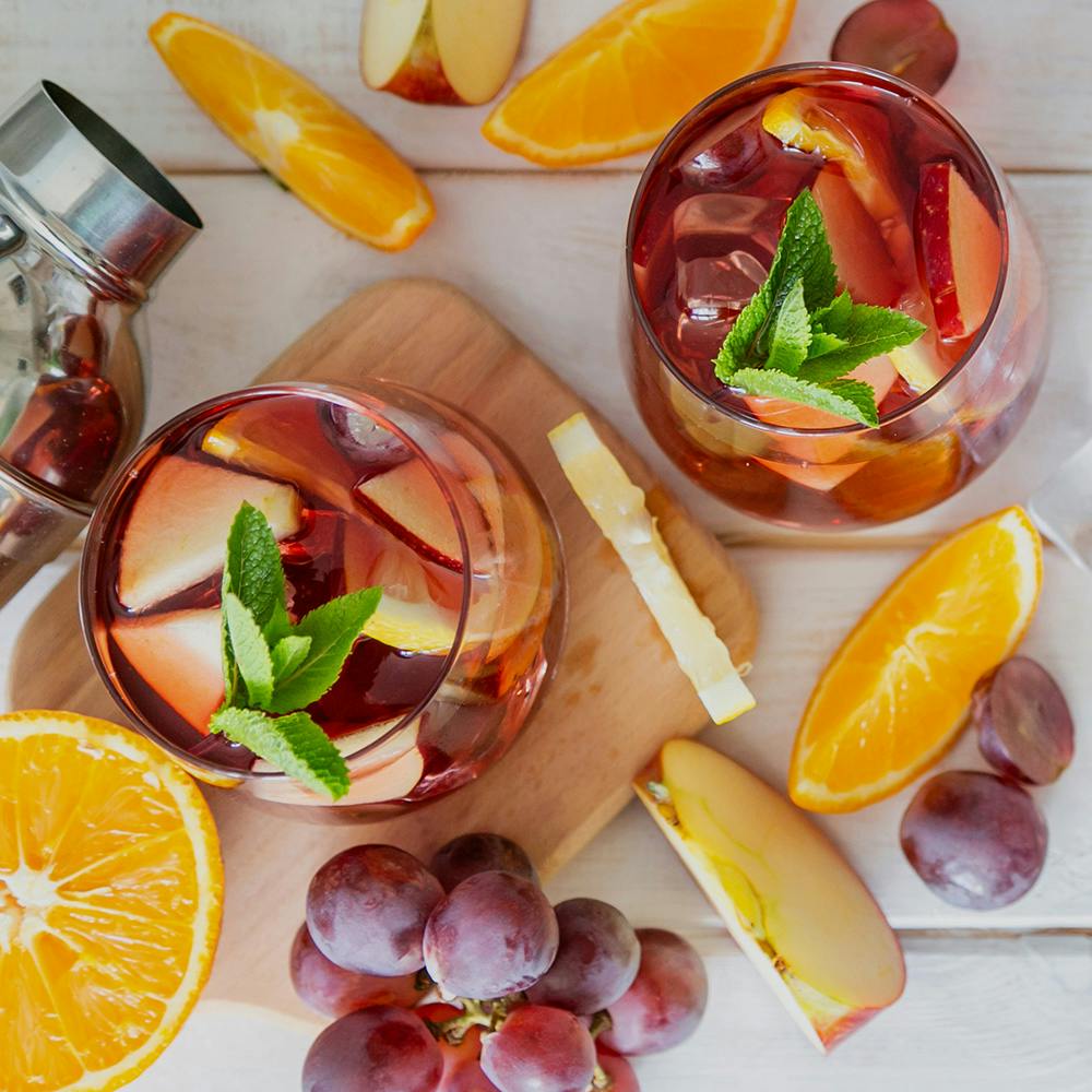 Bowle fruité – boisson estivale sans alcool