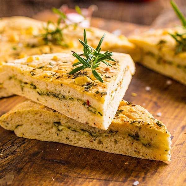 Focaccia alla griglia - Ricetta semplice e leggera